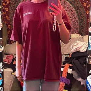 Nascar Burgundy Graphic Tee